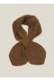 Wool Knitted Scarf Brown | Men’s YMC