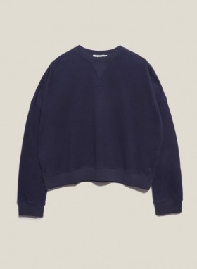 Almost Grown Fleece Sweatshirt Navy | Women’s YMC