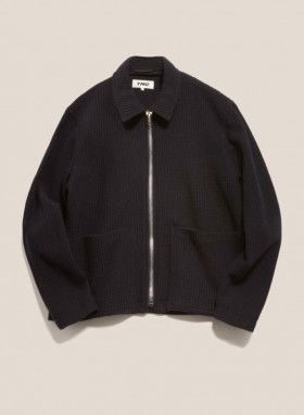 Bay City Woven Bomber Jacket Navy | Men’s YMC