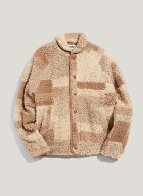 Beach Fleece Jacket Natural Multi | Men’s YMC