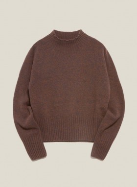 Bryter Knit Jumper Brown Marl | Women’s YMC