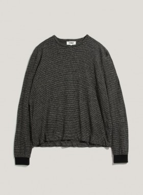 C86 Jersey Stripe Top Black White | Men’s YMC