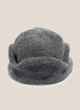 Cableami Flight Recycled Wool Hat Grey | Men’s YMC