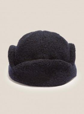 Cableami Flight Recycled Wool Hat Navy | Men’s YMC