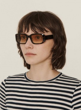 Caitlin Biodegradable Sunglasses Dark Tortoise Gold Fade | Men’s YMC