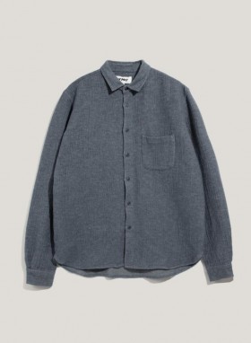 Curtis Brushed Shirt Blue | Men’s YMC