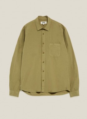 Curtis Cotton Shirt Olive | Men’s YMC