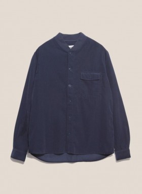 Delinquents Needlecord Shirt Navy | Men’s YMC