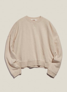 Earth Almost Grown Sweatshirt Ecru Marl | Women’s YMC