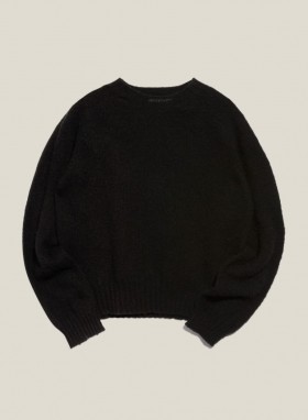 Earth Jets Crew Neck Knit Black | Women’s YMC