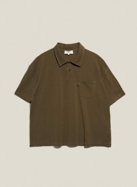 Earth Polo T-Shirt Olive | Men’s YMC