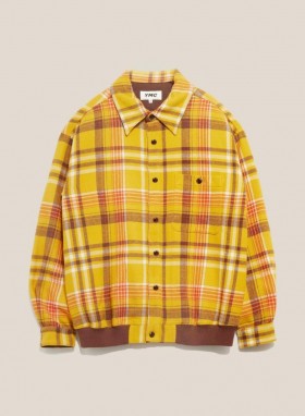 Gaucho Wool Overshirt Yellow Multi | Men’s YMC