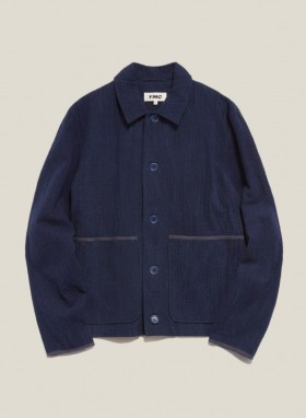 Groundhog Seersucker Jacket Indigo | Men’s YMC
