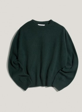 Jets Crew Neck Jumper Dark Green | Women’s YMC
