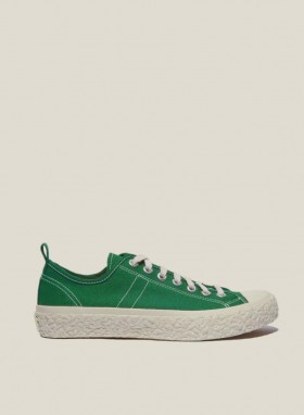 Men’s Vulcanised Low Top Sneakers Green | Men’s YMC