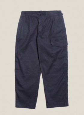 Military Cotton Linen Trouser Navy | Men’s YMC