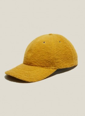 Recycled Fleece Baseball Cap Yellow | Women’s YMC