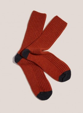 Royalties Benjamin Recycled Wool Socks Tomette | Men’s YMC