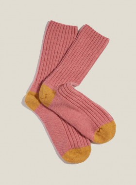 Royalties Benji Recycled Wool Socks Wild Rose | Women’s YMC