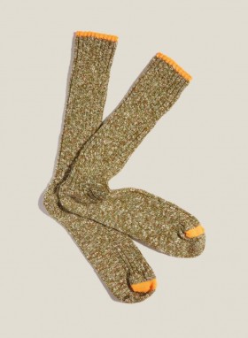 Royalties Tobias Recycled Cotton Socks Khaki | Men’s YMC