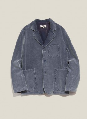 Scuttlers Evo Dyed Cord Jacket Blue | Men’s YMC