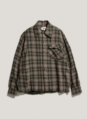 Wray Check Shirt Green Multi | Men’s YMC