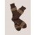 Fair Isle Cotton Sock Brown | Men’s YMC