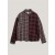 Marianne Check Shirt Burgundy Multi | Women’s YMC