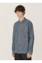  Camisa Earth Curtis Chambray Azul Índigo Claro | Masculina YMC