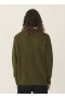  Suéter Suedehead de gola redonda verde escuro | Masculino YMC