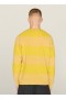  Suéter Suedehead Listrado com Gola Redonda Amarelo Areia | Masculino YMC