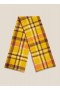  Cachecol de lã com fenda, amarelo multicolorido | Masculino YMC