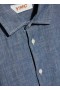  Earth Curtis Chambray-skjorte i lys indigo | Herre YMC