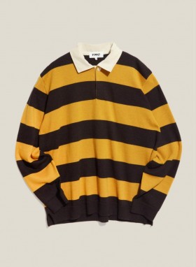  JJ Rugbyskjorte Brun Gull | Herre YMC