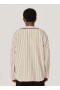 Koszula baseballowa z wełny w paski ecru | Męska YMC