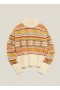 Bryter Fair Isle Jumper Cream Multi | Damski YMC