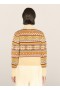  Bryter Fair Isle Jumper Cream Multi | Damski YMC