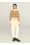  Bryter Fair Isle Jumper Cream Multi | Damski YMC