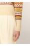  Bryter Fair Isle Jumper Cream Multi | Damski YMC