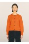  Kardigan z dzianiny Foxtail w kolorze pomarańczowym | YMC dla kobiet