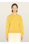 Sweter Jets Stripe Crew Neck w kolorze żółtym i piaskowym | Damski YMC