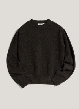  Sweter Jets Crew Neck Black Marl | Damski YMC