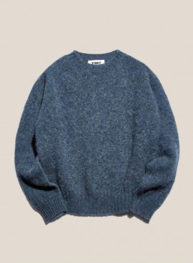  Sweter Jets Crew Neck w kolorze niebieskim | Damski YMC