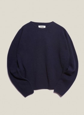  Sweter Jets Crew Neck Navy | Damski YMC