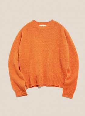  Sweter Jets Crew Neck w kolorze pomarańczowym | Damski YMC