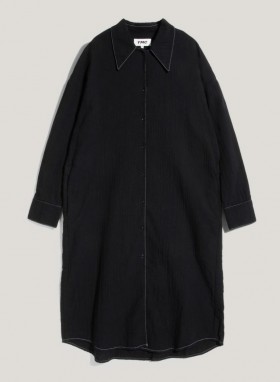  Sukienka Judy Doublecloth Cotton w kolorze czarnym | YMC dla kobiet