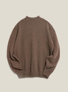  Brązowy sweter Montand z golfem | Męski YMC