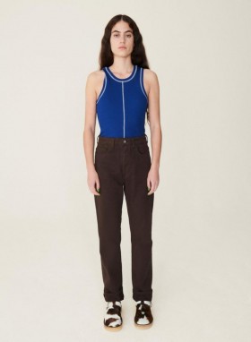  Jeansy Patti Organic Cotton Brown | Damskie YMC