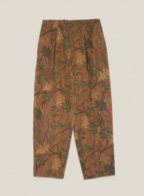  Spodnie Slyvian Cotton Twill Brown Multi | Damskie YMC