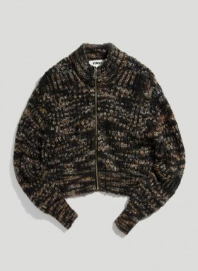  Kardigan Wes Spaced Dyed w kolorze czarnym, wielokolorowym | YMC dla kobiet